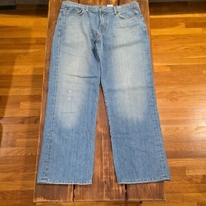Lucky Brand Light Blue Relaxed Straight Jeans